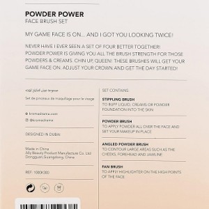 Kroma Drama Powder Power - Face Brush Set